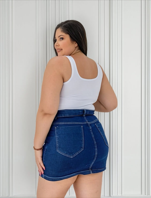 Blusinha Alça Regata Feminina Plus Size Básica Suplex Forro - Image 2