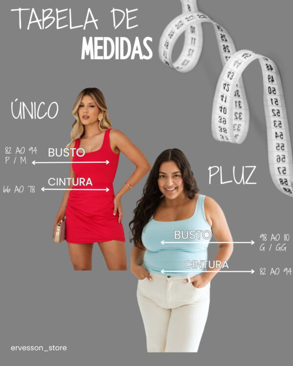 Blusinha Alça Regata Feminina Plus Size Básica Suplex Forro - Image 10